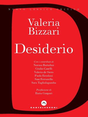 cover image of DESIDERIO